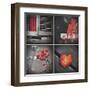 Red Hints Four Pack-Gail Peck-Framed Art Print