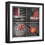 Red Hints Four Pack-Gail Peck-Framed Art Print