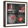 Red Hints Four Pack-Gail Peck-Framed Art Print