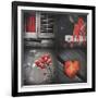 Red Hints Four Pack-Gail Peck-Framed Art Print