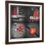 Red Hints Four Pack-Gail Peck-Framed Art Print