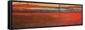 Red Horizon I-Patricia Pinto-Framed Stretched Canvas