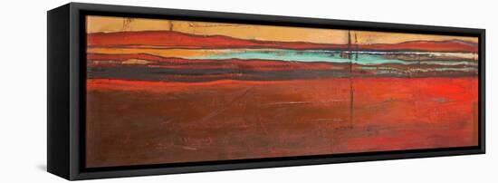 Red Horizon I-Patricia Pinto-Framed Stretched Canvas