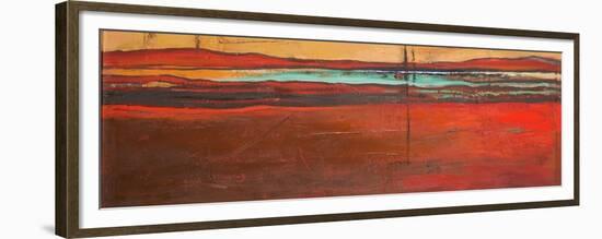 Red Horizon I-Patricia Pinto-Framed Premium Giclee Print