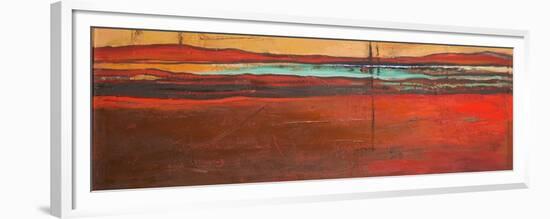 Red Horizon I-Patricia Pinto-Framed Premium Giclee Print