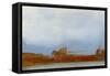 Red Horizon III-Sharon Gordon-Framed Stretched Canvas