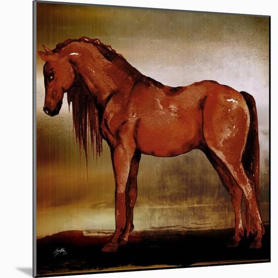 Red Horse II-Elizabeth Medley-Mounted Art Print