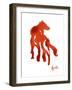 Red Horse-Josh Byer-Framed Giclee Print