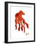 Red Horse-Josh Byer-Framed Giclee Print