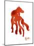 Red Horse-Josh Byer-Mounted Giclee Print