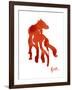 Red Horse-Josh Byer-Framed Giclee Print