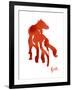 Red Horse-Josh Byer-Framed Giclee Print