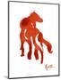 Red Horse-Josh Byer-Mounted Premium Giclee Print