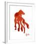 Red Horse-Josh Byer-Framed Giclee Print