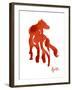 Red Horse-Josh Byer-Framed Giclee Print