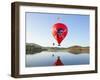 Red Hot Air Balloon-Kevin Griffin-Framed Photographic Print