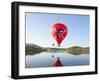 Red Hot Air Balloon-Kevin Griffin-Framed Photographic Print