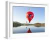 Red Hot Air Balloon-Kevin Griffin-Framed Photographic Print