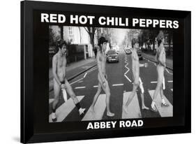 Red Hot Chili Peppers Abbey Road Music Poster Print-null-Framed Poster