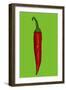 Red hot chilli pepper-Sarah Thompson-Engels-Framed Giclee Print