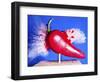 Red Hot Pepper-Alan Sailer-Framed Photographic Print