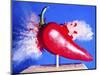 Red Hot Pepper-Alan Sailer-Mounted Photographic Print