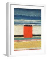 Red House, 1932-Kasimir Malevich-Framed Giclee Print