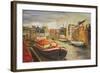 Red House Boat, Amsterdam, 1999-Antonia Myatt-Framed Giclee Print