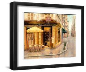 Red House Café-Haixia Liu-Framed Art Print