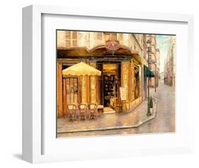 Red House Café-Haixia Liu-Framed Art Print