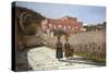 Red House in Portici-Marco De Gregorio-Stretched Canvas