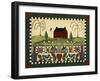 Red House with Quilts-Debbie McMaster-Framed Giclee Print