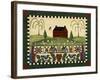 Red House with Quilts-Debbie McMaster-Framed Giclee Print