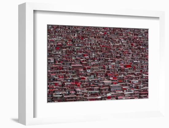 Red Houses-Ali Al-Jazeri-Framed Photographic Print