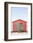 Red Hut-Shot by Clint-Framed Photographic Print