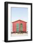 Red Hut-Shot by Clint-Framed Photographic Print