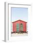 Red Hut-Shot by Clint-Framed Photographic Print
