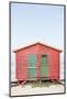 Red Hut-Shot by Clint-Mounted Photographic Print