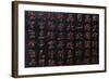 Red Ideograms-null-Framed Giclee Print