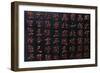 Red Ideograms-null-Framed Giclee Print