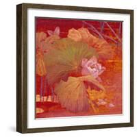 Red Illusion-Ailian Price-Framed Art Print