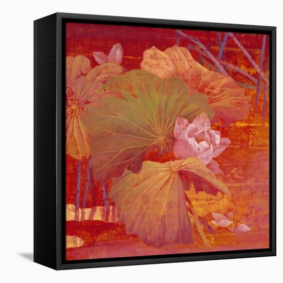 Red Illusion-Ailian Price-Framed Stretched Canvas