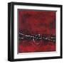 Red in Motion 2-Filippo Ioco-Framed Art Print