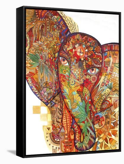 Red India-Oxana Zaika-Framed Stretched Canvas