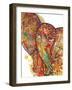 Red India-Oxana Zaika-Framed Giclee Print