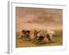 Red Indian Horsemanship-George Catlin-Framed Giclee Print