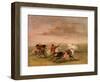 Red Indian Horsemanship-George Catlin-Framed Premium Giclee Print