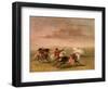 Red Indian Horsemanship-George Catlin-Framed Giclee Print