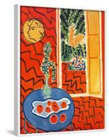 Red Interior, Still Life on Blue Table, c.1947-Henri Matisse-Framed Art Print