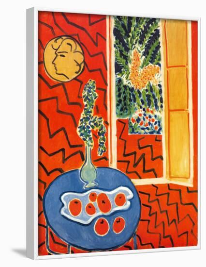 Red Interior, Still Life on Blue Table, c.1947-Henri Matisse-Framed Art Print